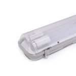 Noxion LED Lyslister Vanntett Armatur Poseidon V2.0 incl. 2x Noxion LED Lysrør T8 Standard Output 9W 2x900lm - 840 Kald Hvit | 60cm