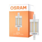 Osram LED R7s 78mm Klar 7.3W 806lm - 827 Ekstra Varm Hvit | Erstatter 60W
