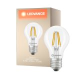 Ledvance Classic LED E27 Pære Filament Klar 3.4W 470lm - 827 Ekstra Varm Hvit | Erstatter 40W