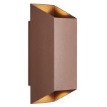Nordlux Nico Veggbelysning Aluminium Rusten Up & Down | IP54 - Egnet for 2x GU10