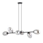 Emibig Pendel Lampe Pandora Stål Svart | Egnet for 6x E14 - Max 10W
