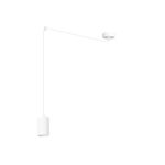 Emibig Pendel Lampe Traker Stål Hvit | Egnet for 1x GU10 - Max 10W