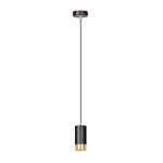 Emibig Pendel Lampe Fumiko Stål Svart | Egnet for 1x GU10 - Max 10W