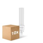 Fordelspakning 10x Noxion Lucent PL-C LED 5.2W - 830 Varm Hvit | 2-Stift - Erstatter 18W