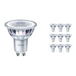 Fordelspakning 10x Philips Corepro LED Spot GU10 PAR16 3.5W 275lm 36D - 840 kald hvit | erstatter 35W