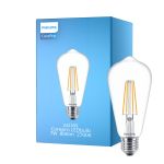 Philips Corepro LED Pære E27 Edison filament klar 7W 806lm - 827 ekstra varm hvit | erstatter 60W
