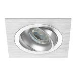 Noxion Innfelt Spot Boxi MR16 Vippbar Aluminium | Utskjæring 80mm - GU10 sokkel