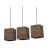 Ledvance Decor Papp Torget Brun | Egnet for 3X E27