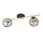 Emibig Taklampe Splendi Stål Svart | Egnet for 2x E14 - Max 10W