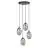 Emibig Pendel Lampe Astral Stål Svart | Egnet for 4x E14 - Max 10W