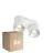 Fordelspakning 6x Nordlux Pitcher Spot Metall Hvit | Egnet for 2x GU10