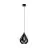 Eglo Pendel Lampe Carlton 5 Stål Svart | IP20 - Egnet for 1x E27 