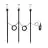 Fordelspakning 3x Eglo Pigg Lys Zancaro Aluminium Svart 1W 130lm - 830 Varm Hvit | IP44
