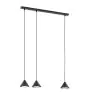 Emibig Pendel Lampe Elit Stål Svart | Egnet for 3x GX53 - Max 12W