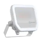 Ledvance LED Flomlys Aluminium Hvit 17W 2400lm 100D - 840 Kald Hvit | IP66 - Symmetrisk