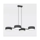 Emibig Pendel Lampe Drumz Stål Svart | Egnet for 4x E14 - Max 10W