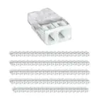Fordelspakning 100x Wago 2273-202 Dåseklemme Compact | 2 Ståltråd Forbindelse - Push Ståltråd