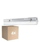 Fordelspakning 4x Ledvance LED Fuktighetstett Armatur MT Gen 3 IP65 | Egnet for 1x150cm LED Lysrør