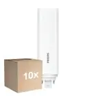 Fordelspakning 10x Philips CorePro PL-T LED Pære HF 15W - 840 Kald Hvit | 4-Stift - Erstatter 15W