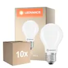 Fordelspakning 10x Ledvance Classic LED E27 Pære Matt 5.9W 806lm - 840 Kald Hvit| Erstatter 60W