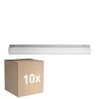 Fordelspakning 10x Ledvance LED Lyslister Torget 14W 1250lm - 930-940 CCT | 60cm - Beste Fargegjengivelse