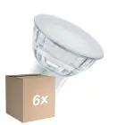 Fordelspakning 6x Osram LED Superstar Reflektor Spot GU10 PAR16 6W 575lm 120D - 940 Kald Hvit | Beste Fargegjengivelse - Dimbar - Erstatter 80W