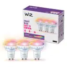 Fordelspakning 3x WiZ Smart LED Spot GU10 PAR16 5W 400lm 36D | Beste Fargegjengivelse - Dimbar - Erstatter 50W