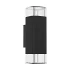Eglo Veggbelysning Castelnuovo Aluminium Svart Up & Down | IP65 - Egnet for 1x GU10